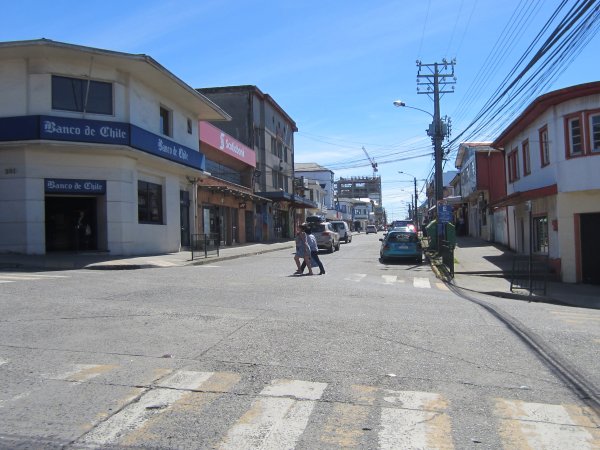 Pan-American Highway in the town
